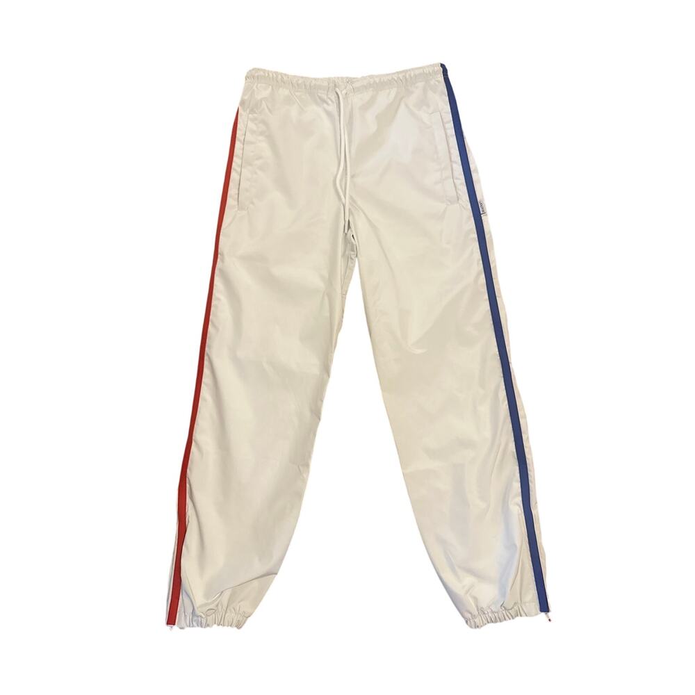 Men S MAINS Italy Skepta White Track Pants Side Striped Streetwear Designer